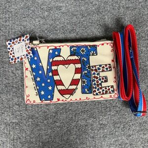 Brighton Womens Pouch Cream Election Day 2024 You Vote Is Your Voice Crossbody